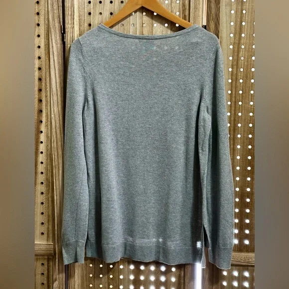 EUC The Limited Gray Sweater with Puppy Dog Maltese 🐶 - Picture 3 of 5